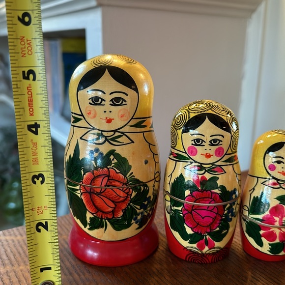 Vintage Accents Vintage Ussr Wooden Russian Nesting Dolls Poshmark